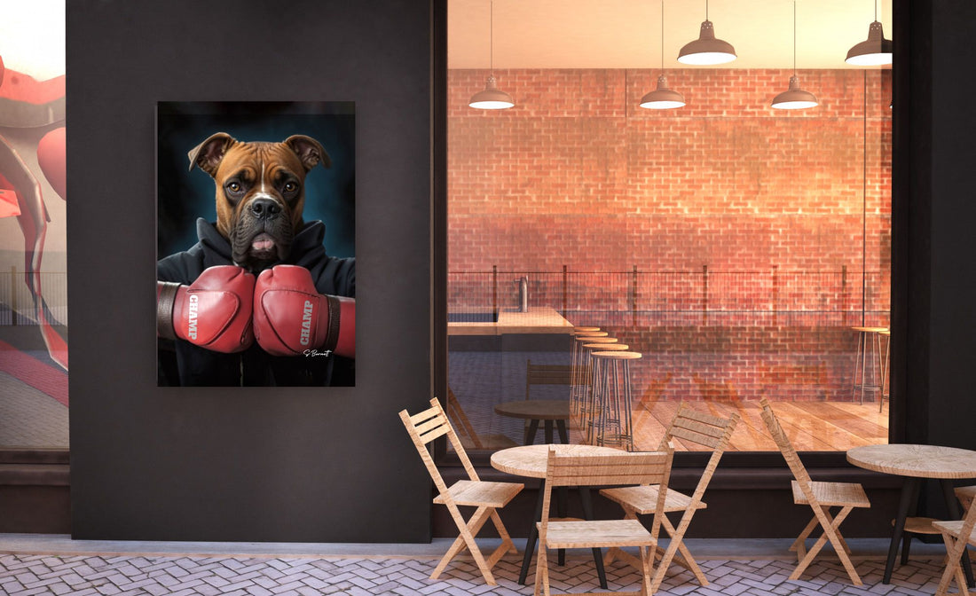 Boxer Bill Dog | Pet Picture Canvas