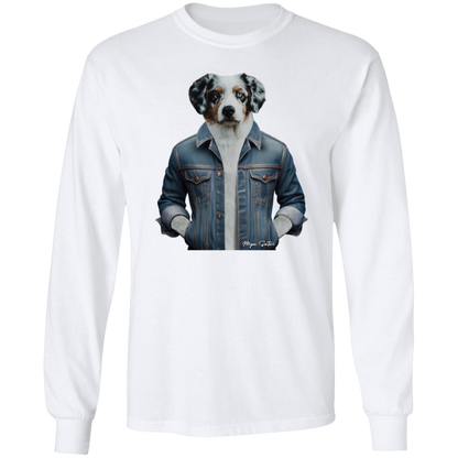 Dog | Men's Ultra Cotton T-Shirts - Long Sleeve