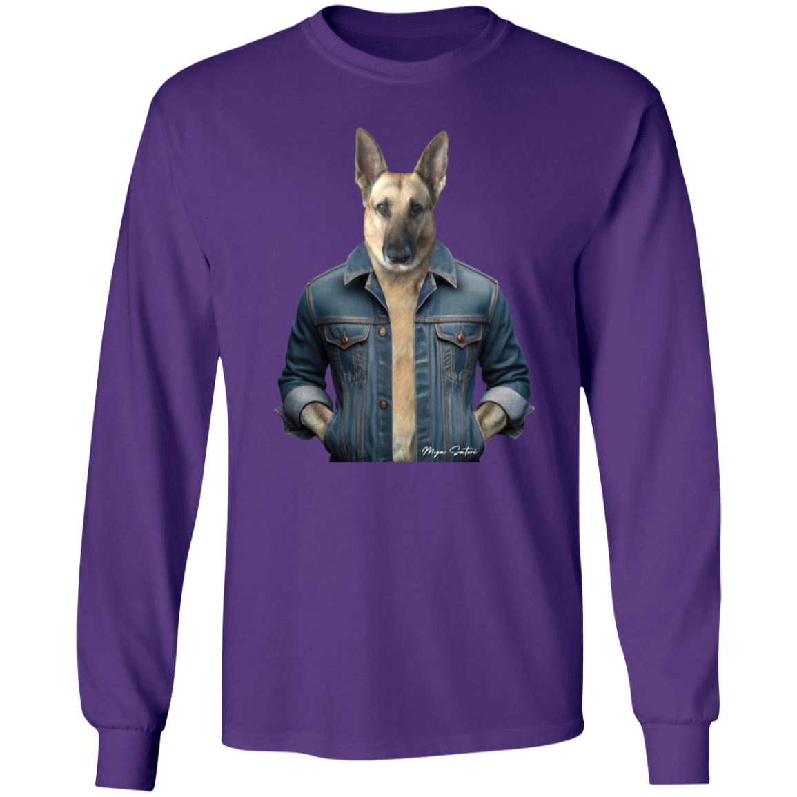 Dog | Men's Ultra Cotton T-Shirts - Long Sleeve