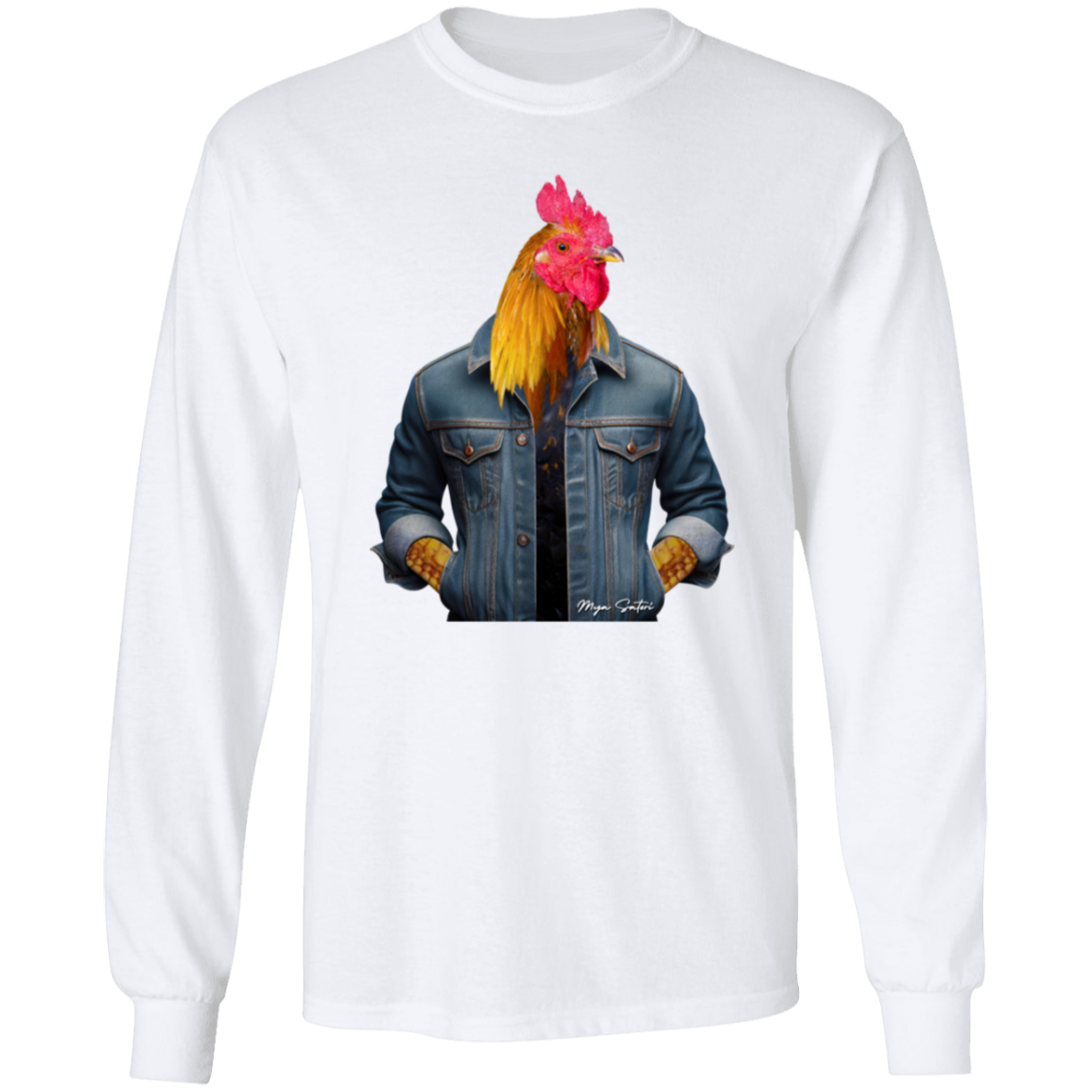 Rooster | Men's Ultra Cotton T-Shirts - Long Sleeve