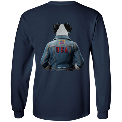 Dog | Men's Ultra Cotton T-Shirts - Long Sleeve