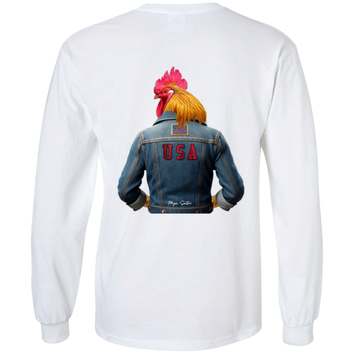 Rooster | Men's Ultra Cotton T-Shirts - Long Sleeve