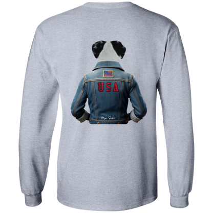 Dog | Men's Ultra Cotton T-Shirts - Long Sleeve