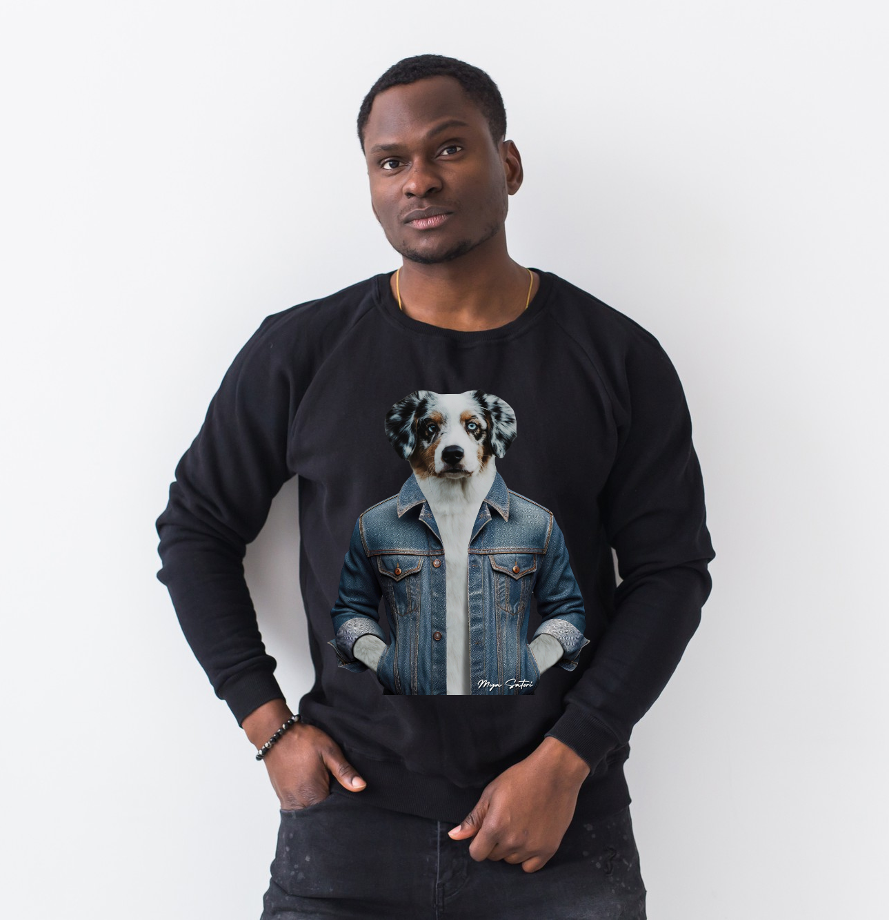 Dog | Men's Ultra Cotton T-Shirts - Long Sleeve