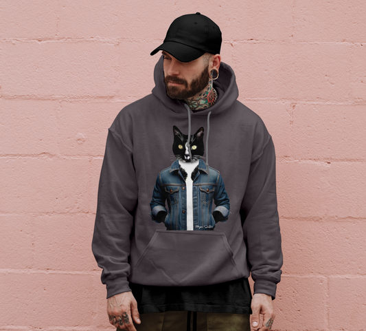 Cat | Men's Midweight Hooded Sweatshirts