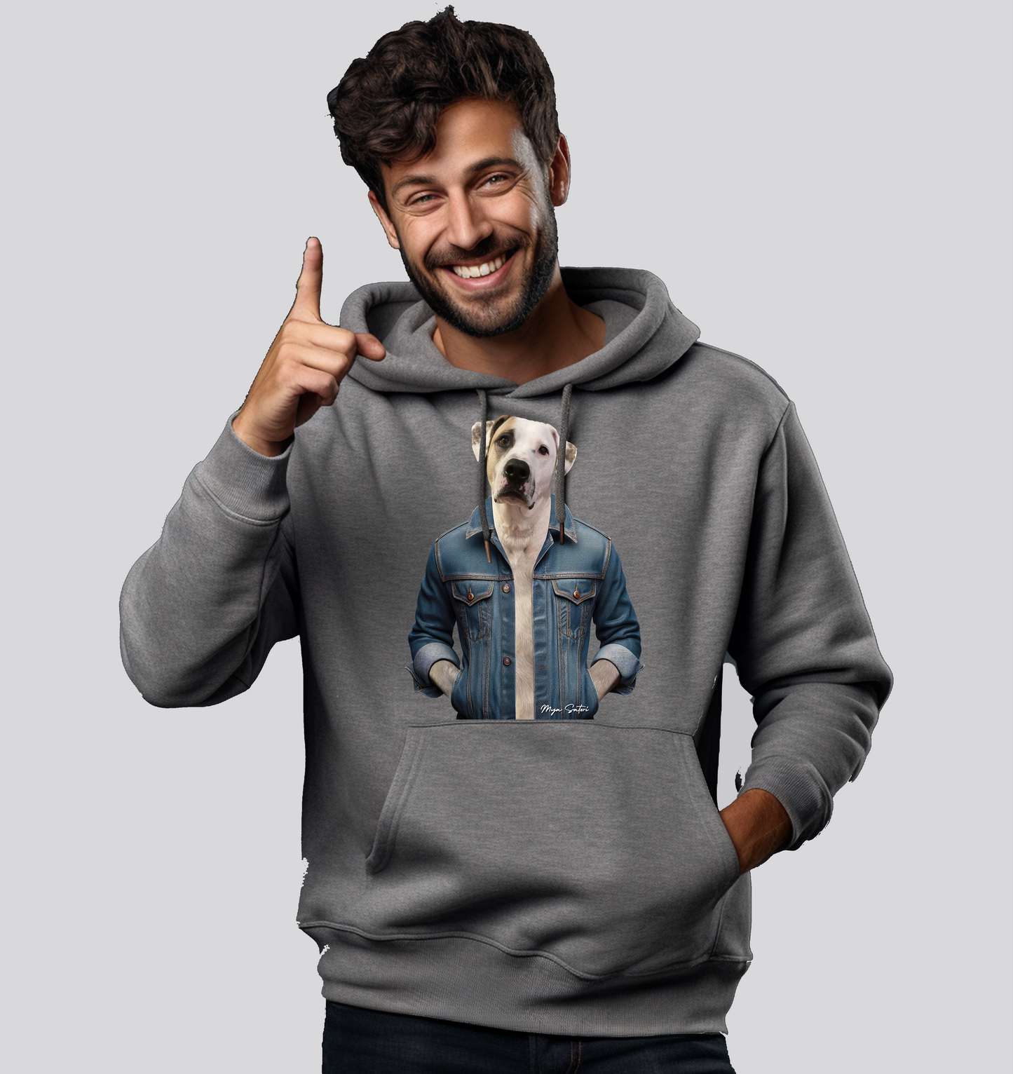 Dog | Men's Midweight Hooded Sweatshirts